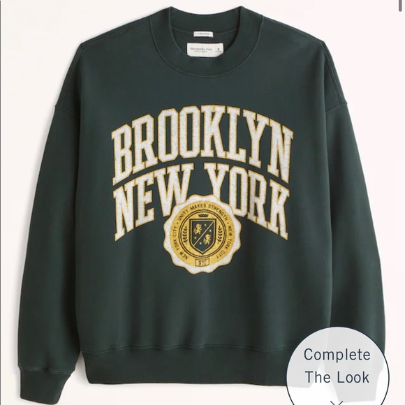 Abercrombie & Fitch Other - Abercrombie Brooklyn Soft AF Crew Sweatshirt